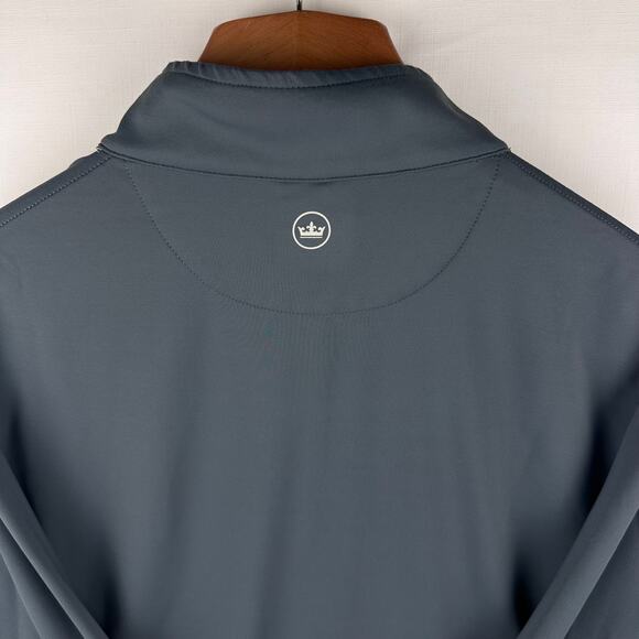 Peter Millar Summer Comfort  x NJGA Men's Size L 1/4 Zip Quarter Zip Long Sleeve - Picture 6 of 10